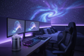 Projecteur Galaxie LED GalaxyMood™ - Ambiance galaxie dans une chambre